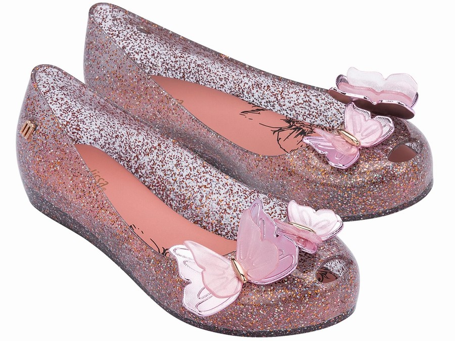 Bailarinas Melissa Ultragirl Butterfly Glitter Niños - Rosas - Argentina QGR-861240